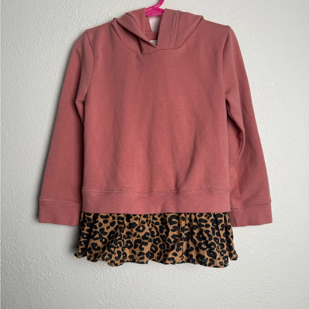 Tucker & Tate Toddler Girl Size 3 animal ears‎ long hoodie ruffle bottom